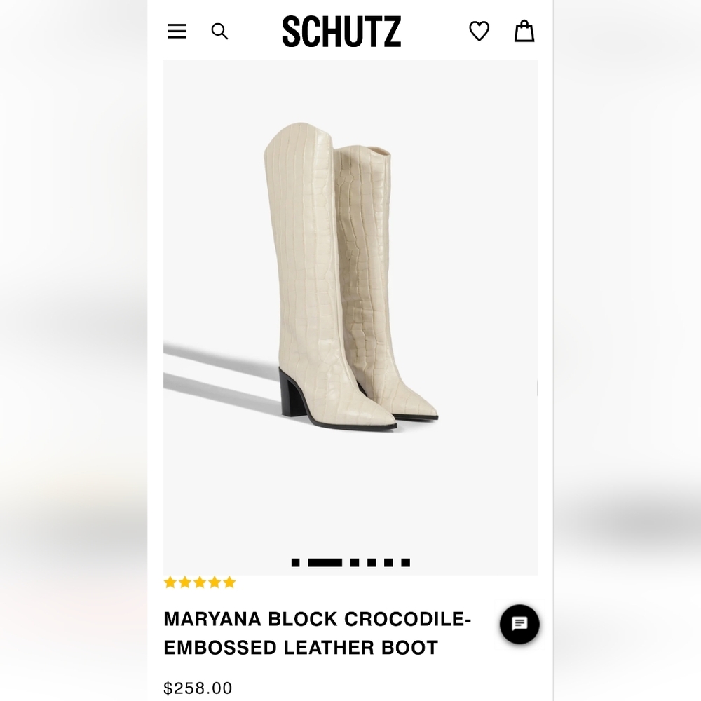 MaryAnn crocodile leather boots